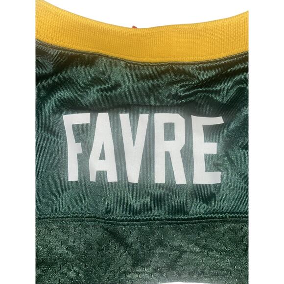 Vintage Brett Favre #4 Green Bay Packers NFL Players Inc Jersey Youth Sz XL - Picture 9 of 10